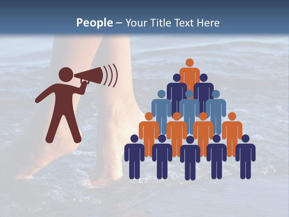 Nice Legs In Water PowerPoint Template