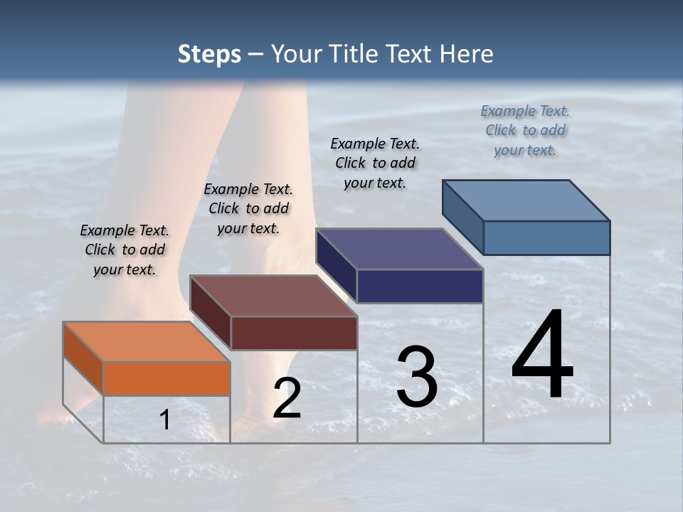 Nice Legs In Water PowerPoint Template