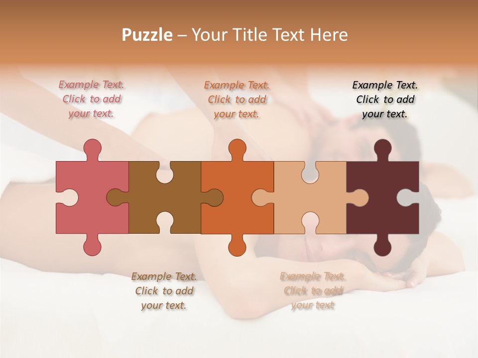 Hand Putting Coin Into Piggy Bank. PowerPoint Template