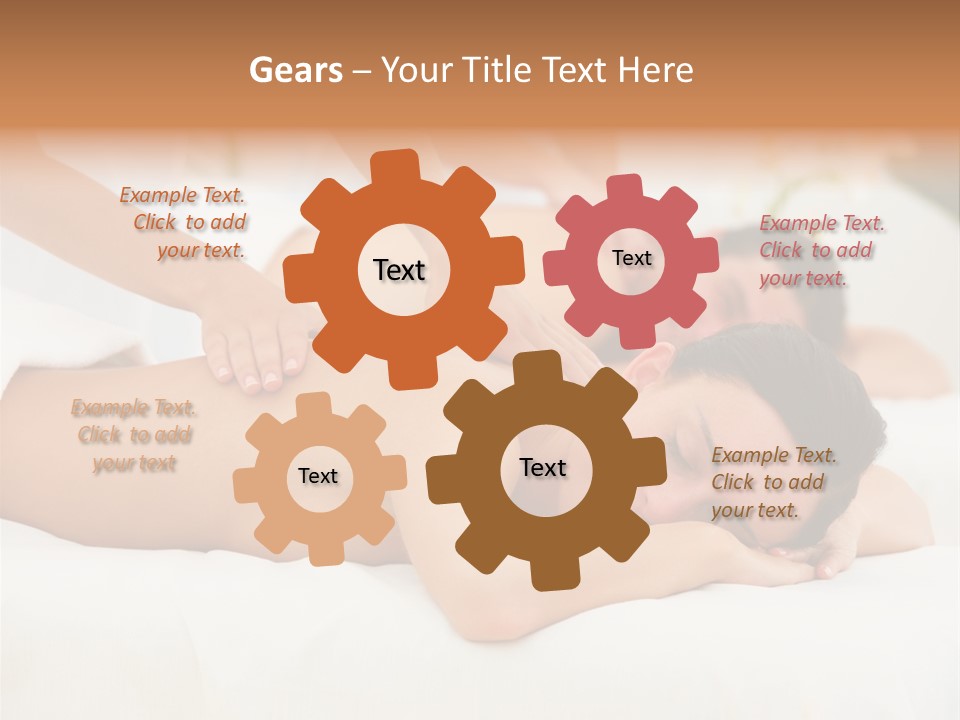 Hand Putting Coin Into Piggy Bank. PowerPoint Template