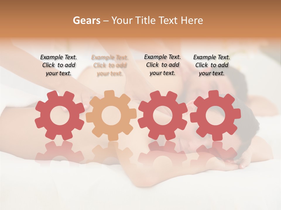 Hand Putting Coin Into Piggy Bank. PowerPoint Template