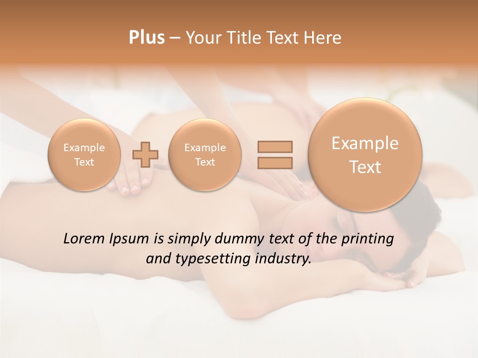Hand Putting Coin Into Piggy Bank. PowerPoint Template