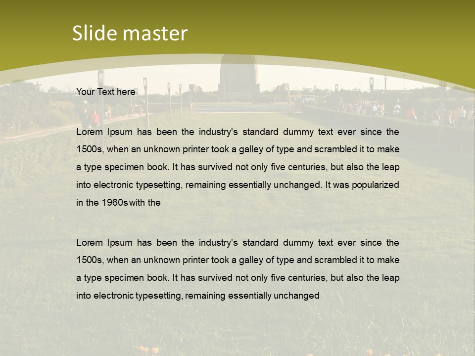 Jones Beach Structure - Long Island, New York PowerPoint Template