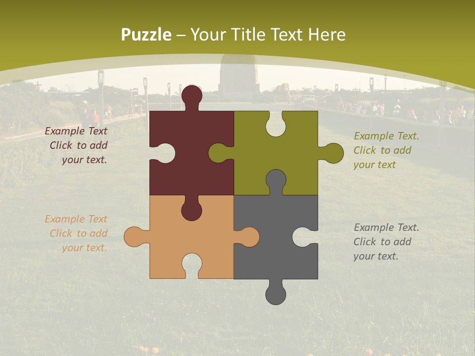 Jones Beach Structure - Long Island, New York PowerPoint Template