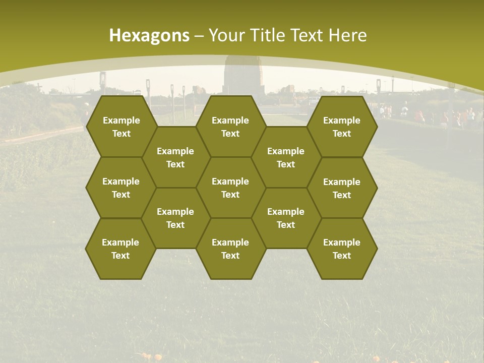 Jones Beach Structure - Long Island, New York PowerPoint Template