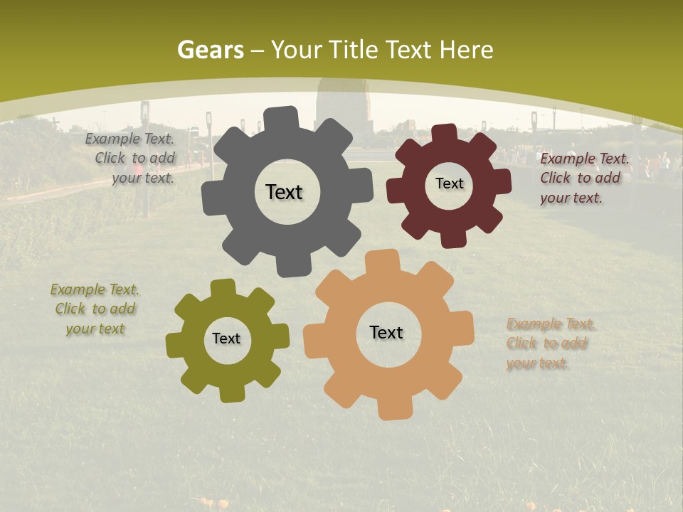 Jones Beach Structure - Long Island, New York PowerPoint Template