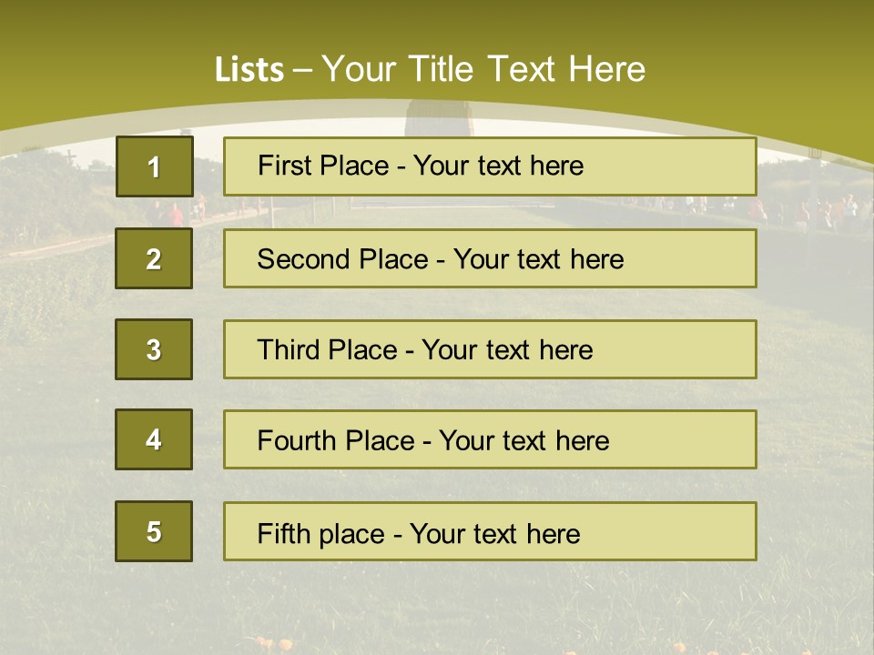 Jones Beach Structure - Long Island, New York PowerPoint Template