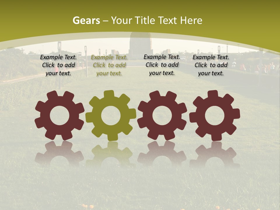 Jones Beach Structure - Long Island, New York PowerPoint Template