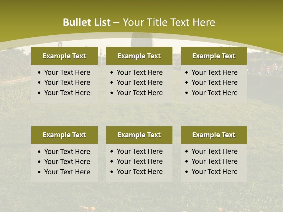 Jones Beach Structure - Long Island, New York PowerPoint Template