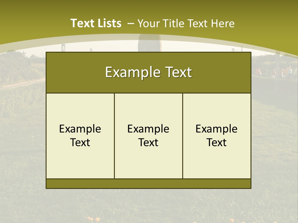Jones Beach Structure - Long Island, New York PowerPoint Template