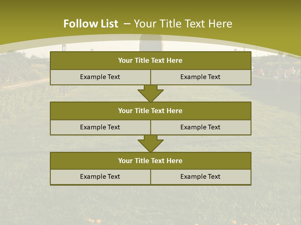 Jones Beach Structure - Long Island, New York PowerPoint Template