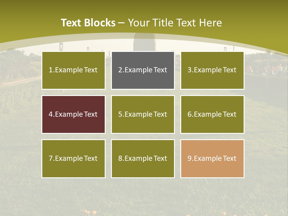 Jones Beach Structure - Long Island, New York PowerPoint Template