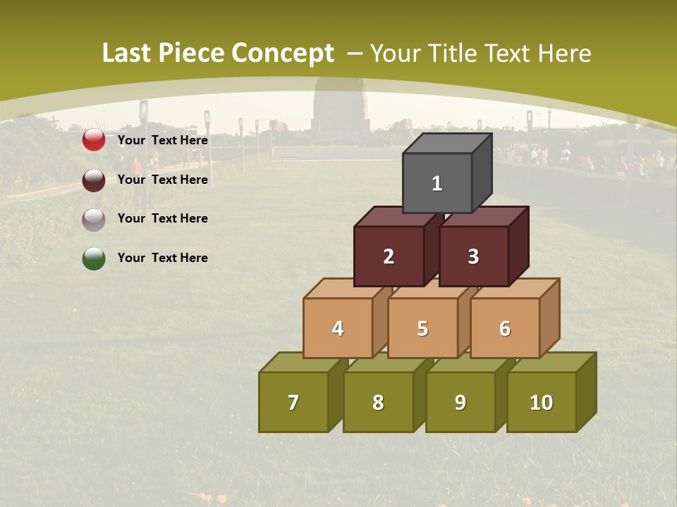 Jones Beach Structure - Long Island, New York PowerPoint Template