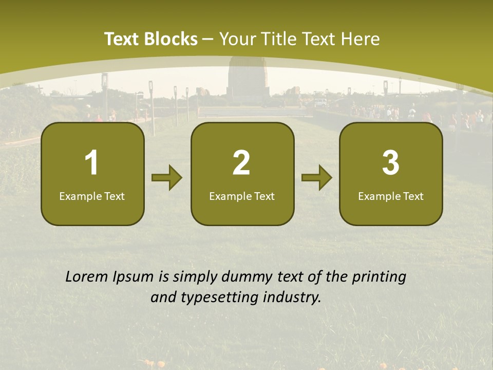 Jones Beach Structure - Long Island, New York PowerPoint Template
