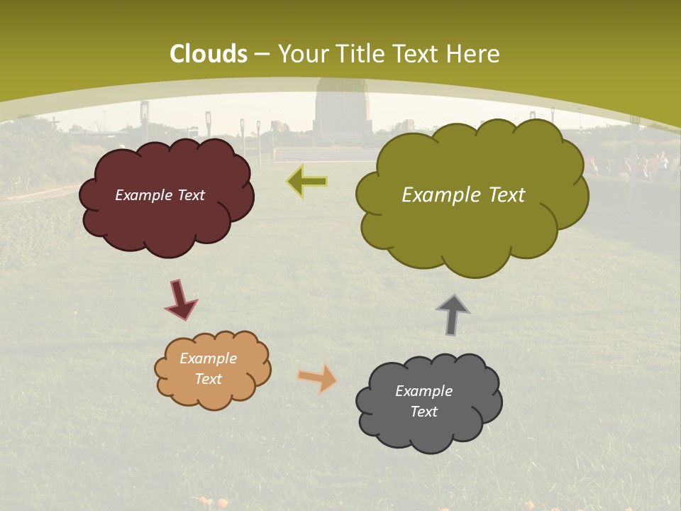 Jones Beach Structure - Long Island, New York PowerPoint Template