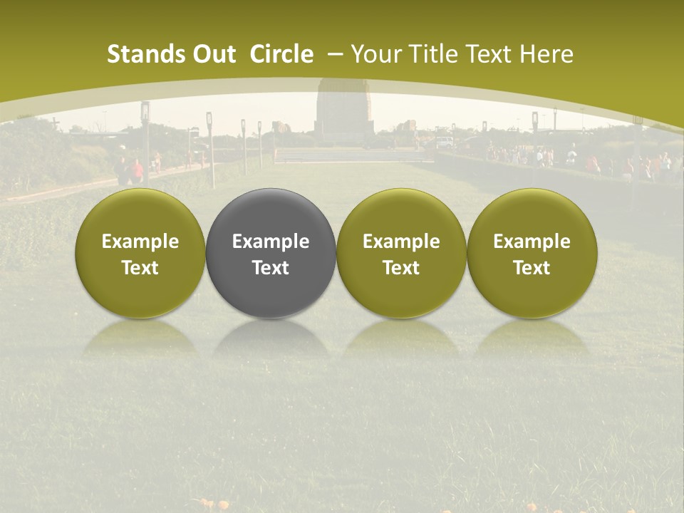 Jones Beach Structure - Long Island, New York PowerPoint Template