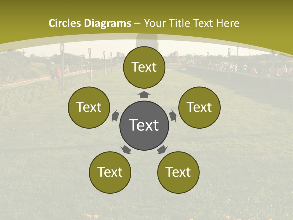 Jones Beach Structure - Long Island, New York PowerPoint Template