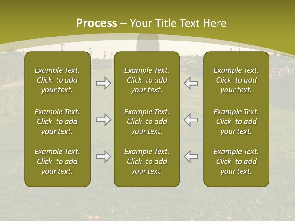Jones Beach Structure - Long Island, New York PowerPoint Template