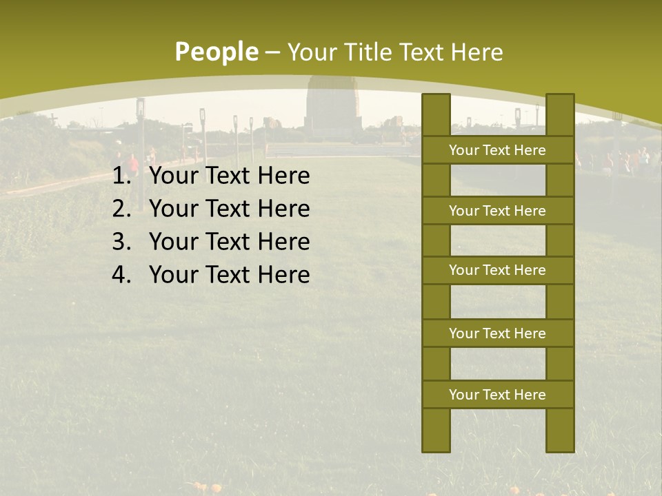 Jones Beach Structure - Long Island, New York PowerPoint Template