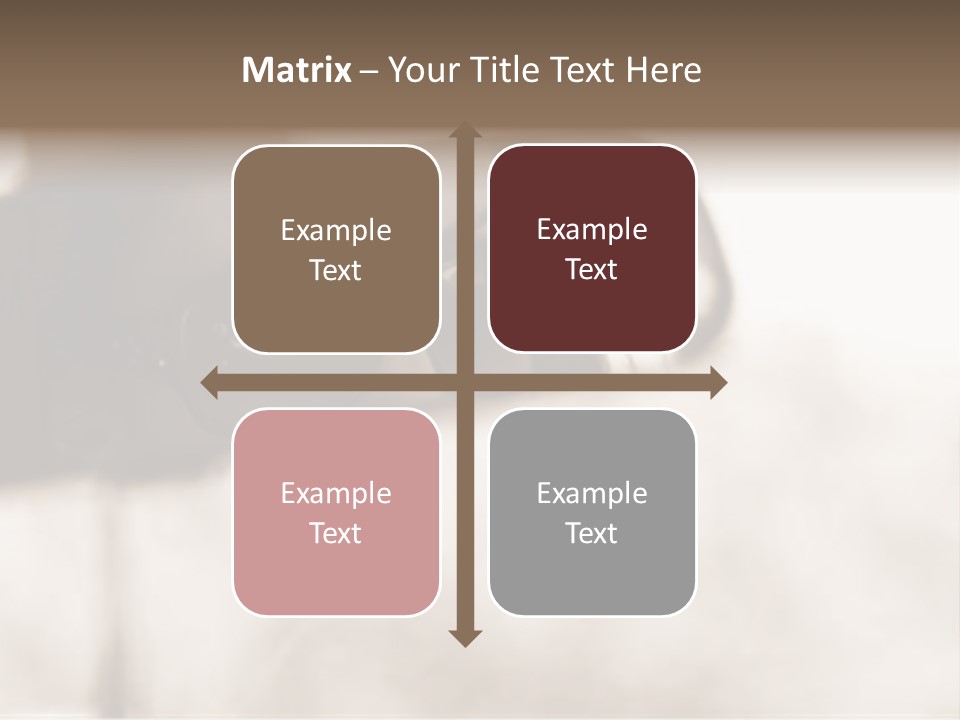 The Face Of A Young Woman Driving As Seen In The Rear View Mirror. PowerPoint Template