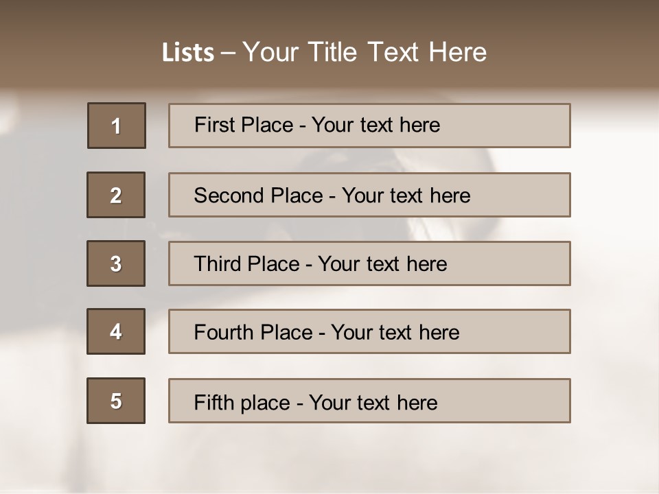 The Face Of A Young Woman Driving As Seen In The Rear View Mirror. PowerPoint Template