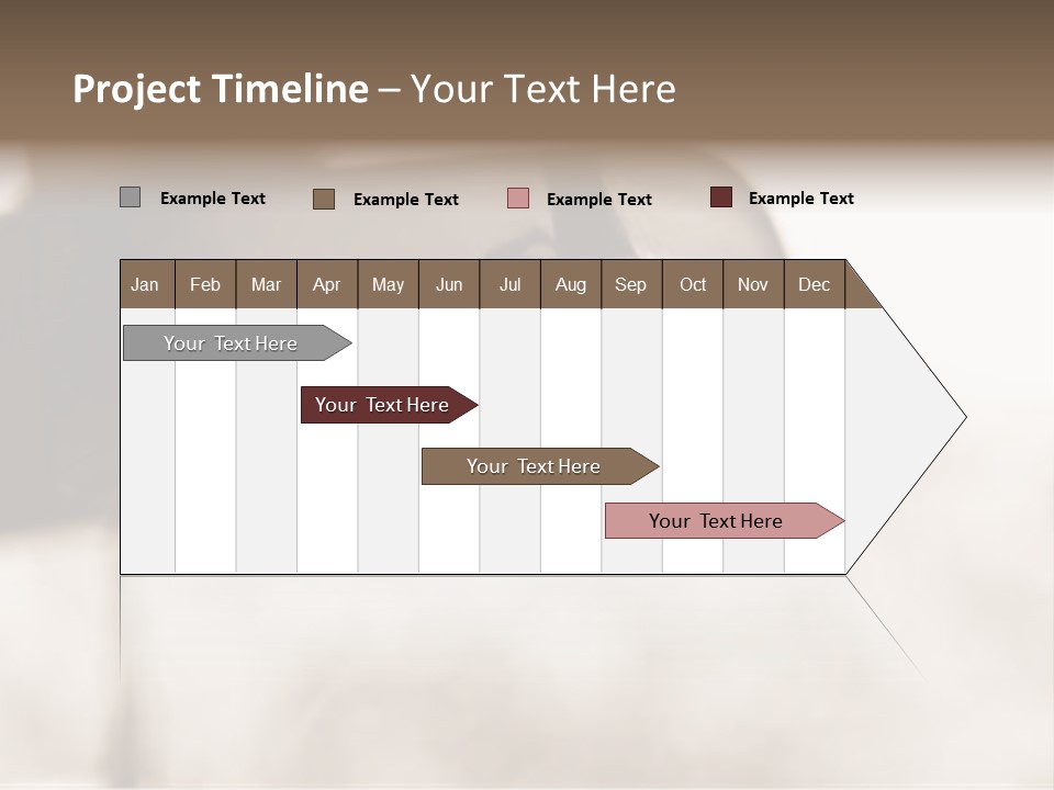The Face Of A Young Woman Driving As Seen In The Rear View Mirror. PowerPoint Template