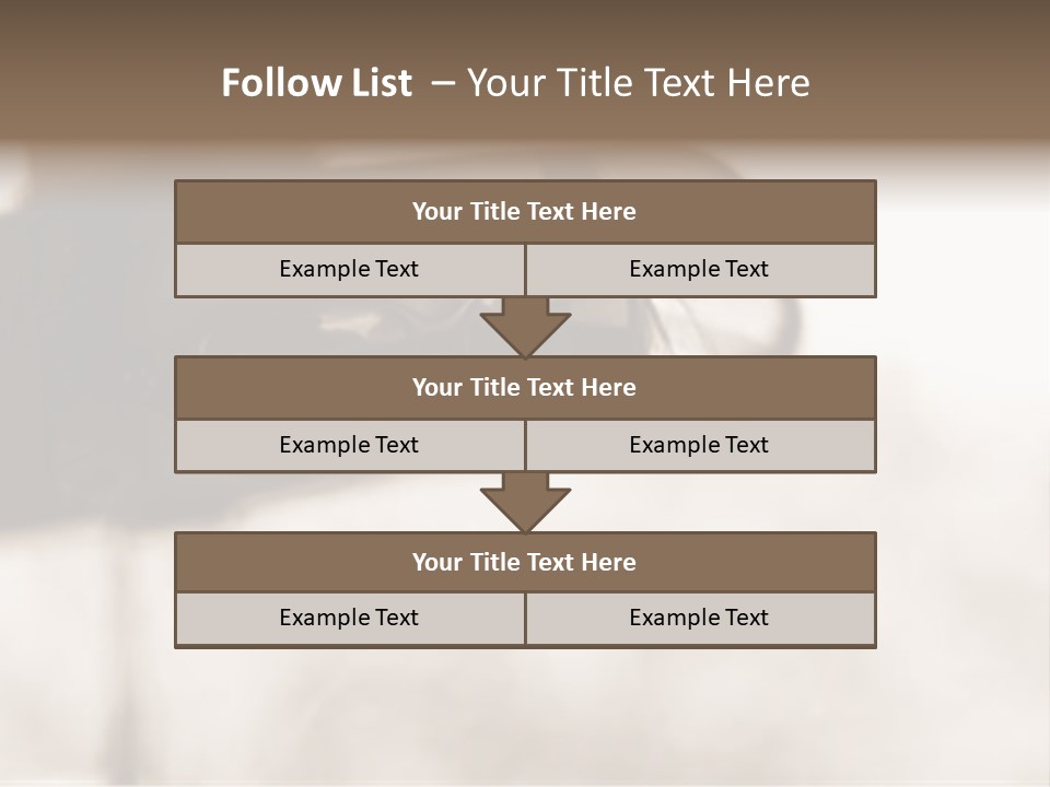 The Face Of A Young Woman Driving As Seen In The Rear View Mirror. PowerPoint Template