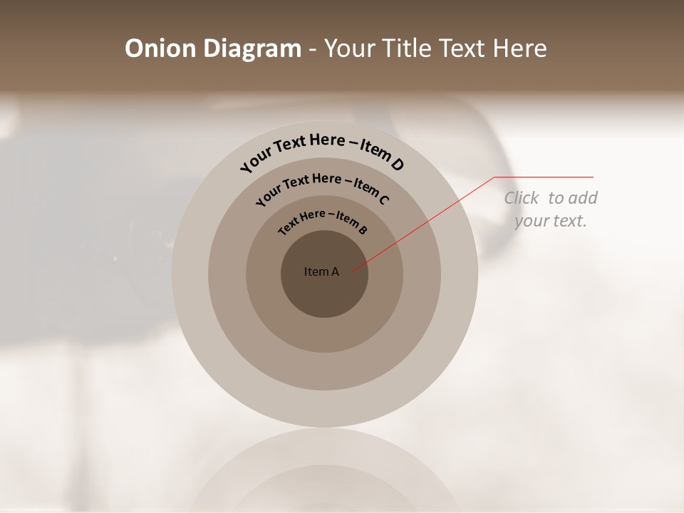 The Face Of A Young Woman Driving As Seen In The Rear View Mirror. PowerPoint Template