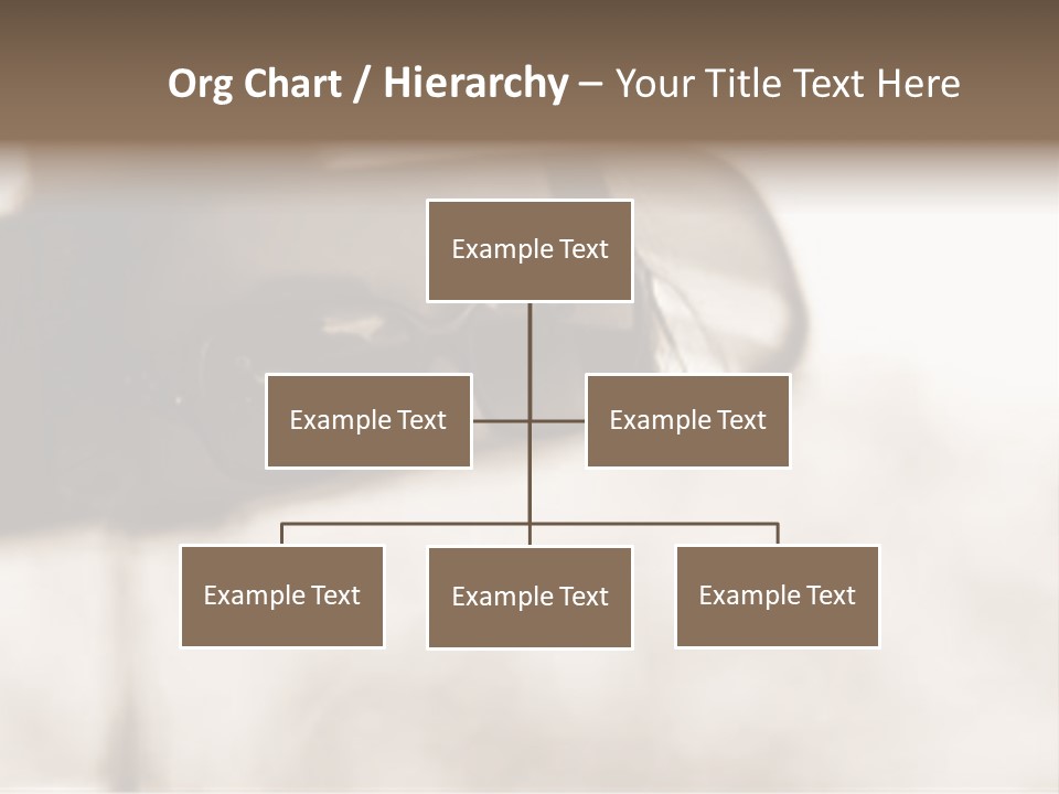 The Face Of A Young Woman Driving As Seen In The Rear View Mirror. PowerPoint Template