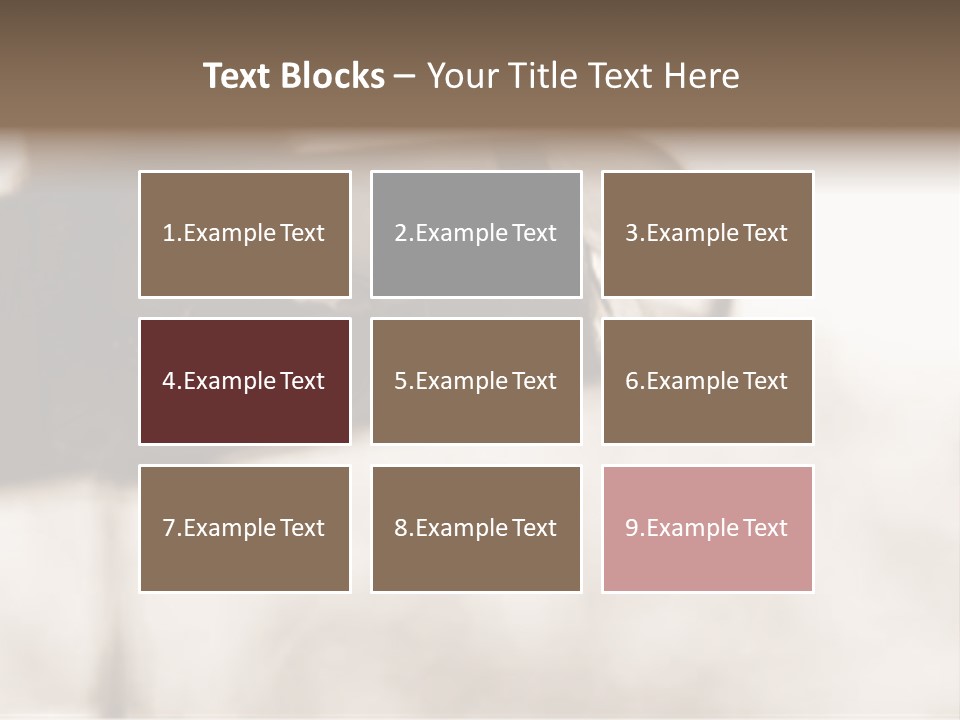 The Face Of A Young Woman Driving As Seen In The Rear View Mirror. PowerPoint Template