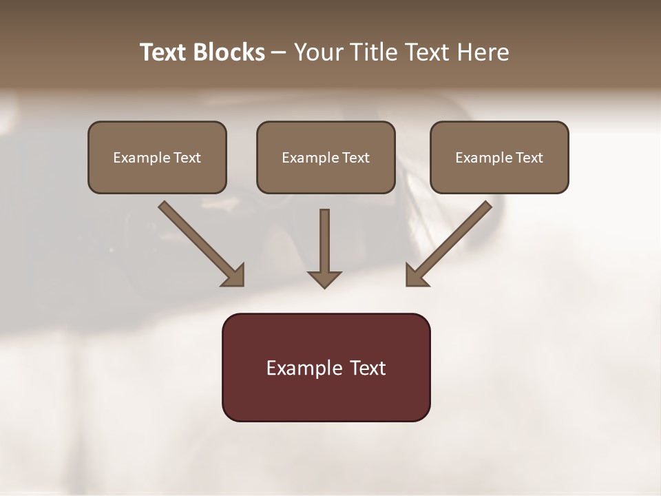The Face Of A Young Woman Driving As Seen In The Rear View Mirror. PowerPoint Template