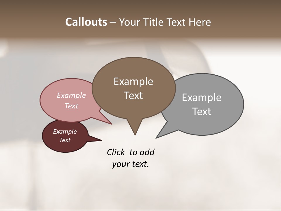 The Face Of A Young Woman Driving As Seen In The Rear View Mirror. PowerPoint Template