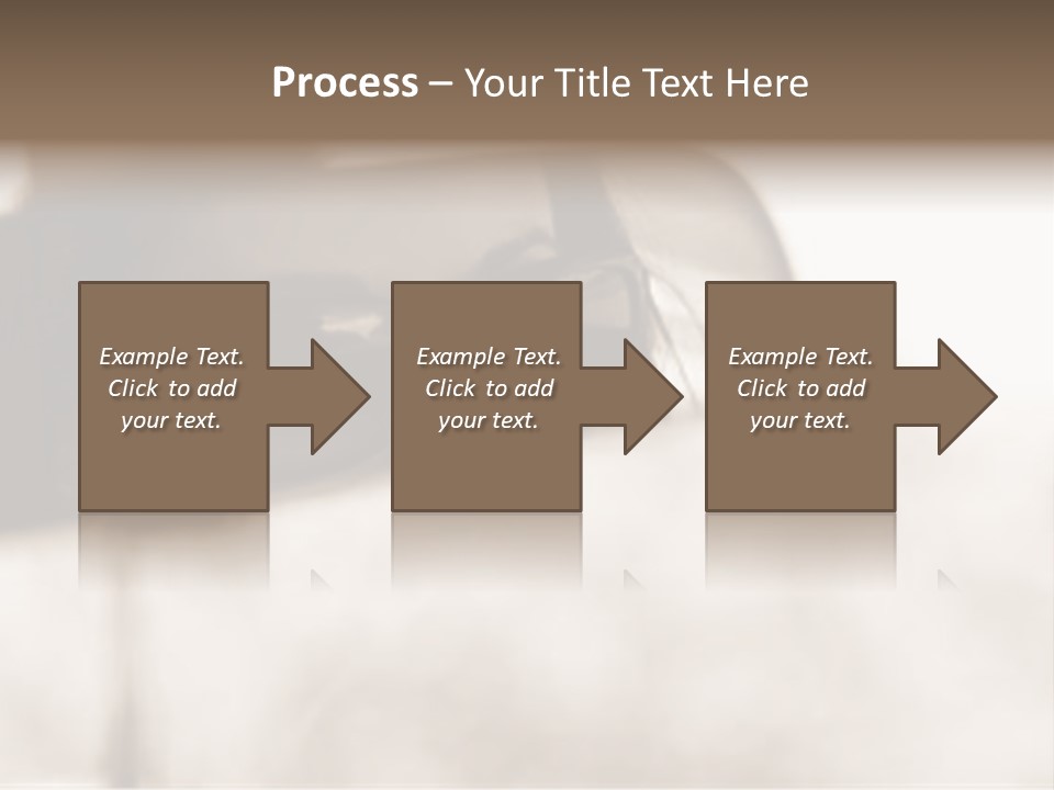 The Face Of A Young Woman Driving As Seen In The Rear View Mirror. PowerPoint Template