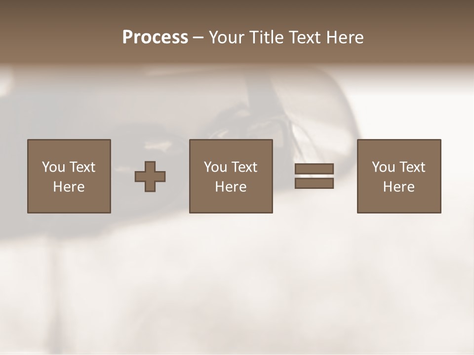 The Face Of A Young Woman Driving As Seen In The Rear View Mirror. PowerPoint Template