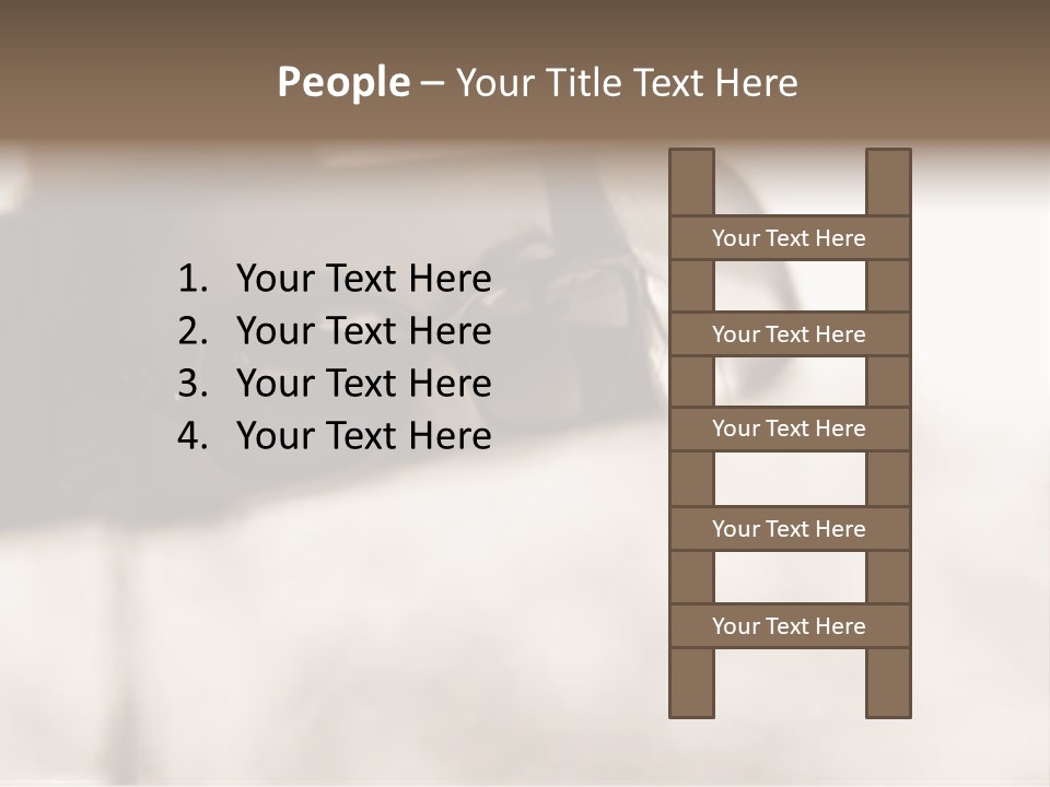 The Face Of A Young Woman Driving As Seen In The Rear View Mirror. PowerPoint Template