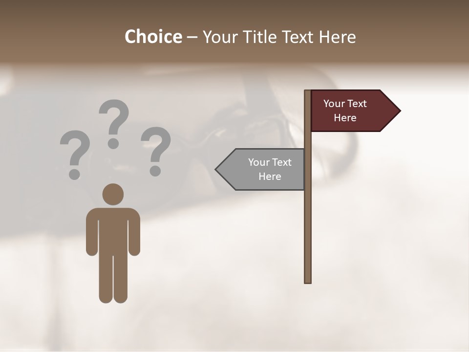 The Face Of A Young Woman Driving As Seen In The Rear View Mirror. PowerPoint Template