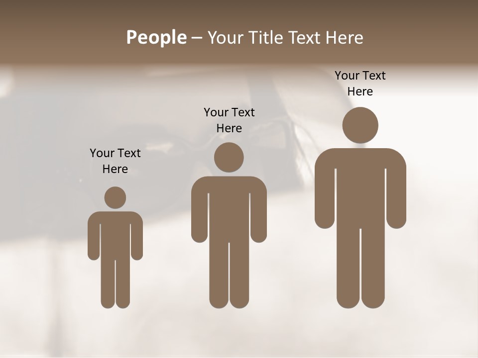 The Face Of A Young Woman Driving As Seen In The Rear View Mirror. PowerPoint Template