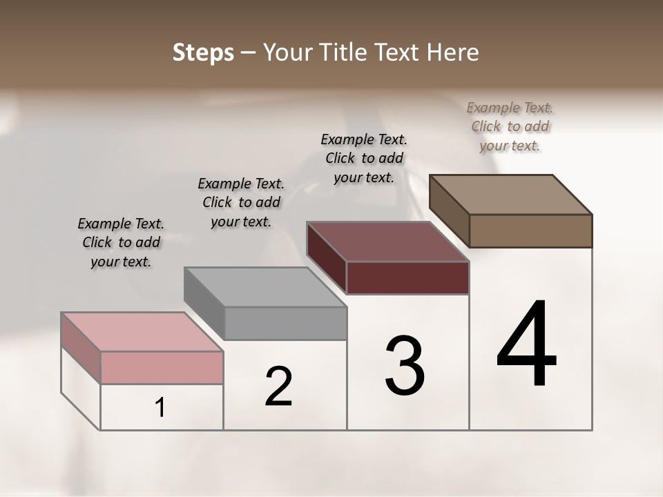 The Face Of A Young Woman Driving As Seen In The Rear View Mirror. PowerPoint Template