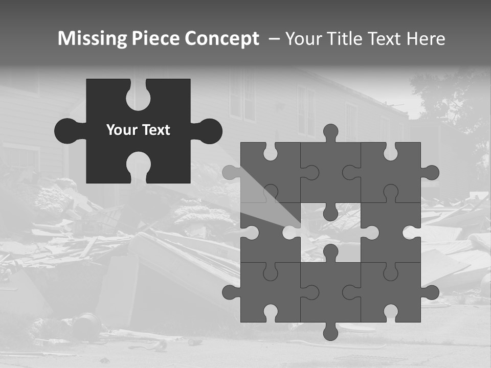 Jefferson Parish, Louisiana.third Week Of August,2006. Nearly One Year Anniversary Post Katrina. PowerPoint Template