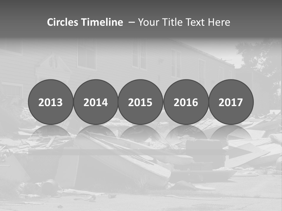 Jefferson Parish, Louisiana.third Week Of August,2006. Nearly One Year Anniversary Post Katrina. PowerPoint Template