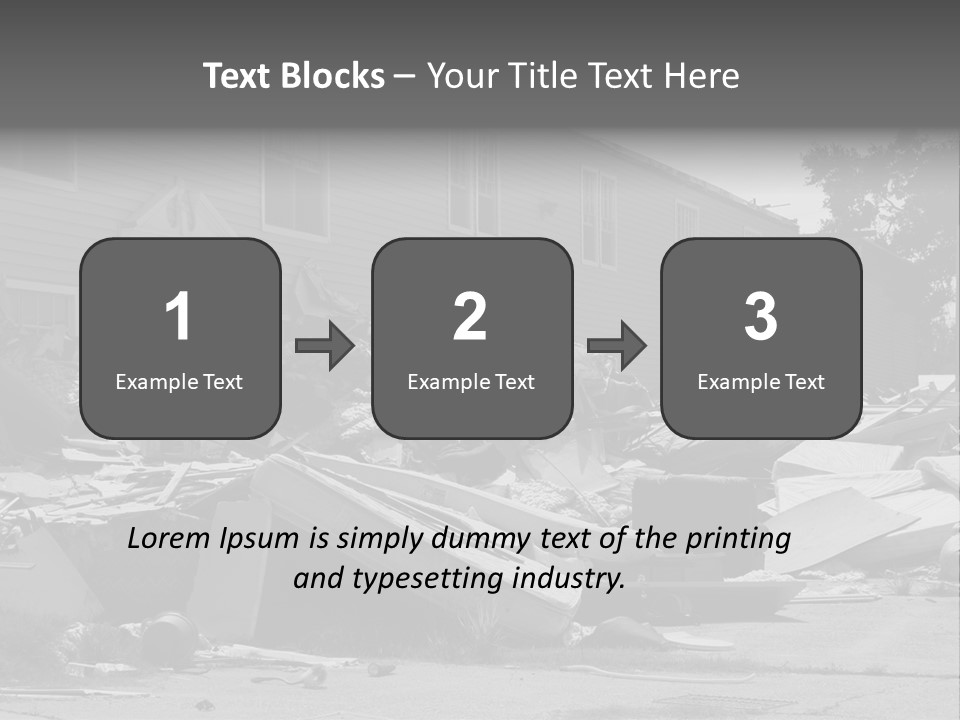 Jefferson Parish, Louisiana.third Week Of August,2006. Nearly One Year Anniversary Post Katrina. PowerPoint Template