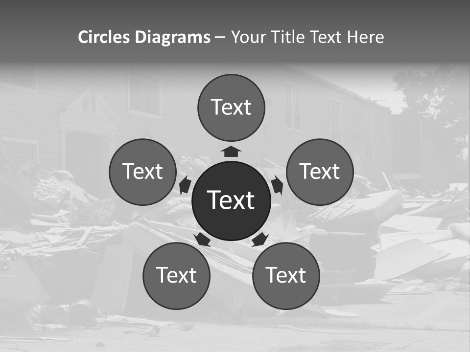 Jefferson Parish, Louisiana.third Week Of August,2006. Nearly One Year Anniversary Post Katrina. PowerPoint Template