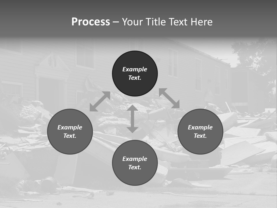 Jefferson Parish, Louisiana.third Week Of August,2006. Nearly One Year Anniversary Post Katrina. PowerPoint Template