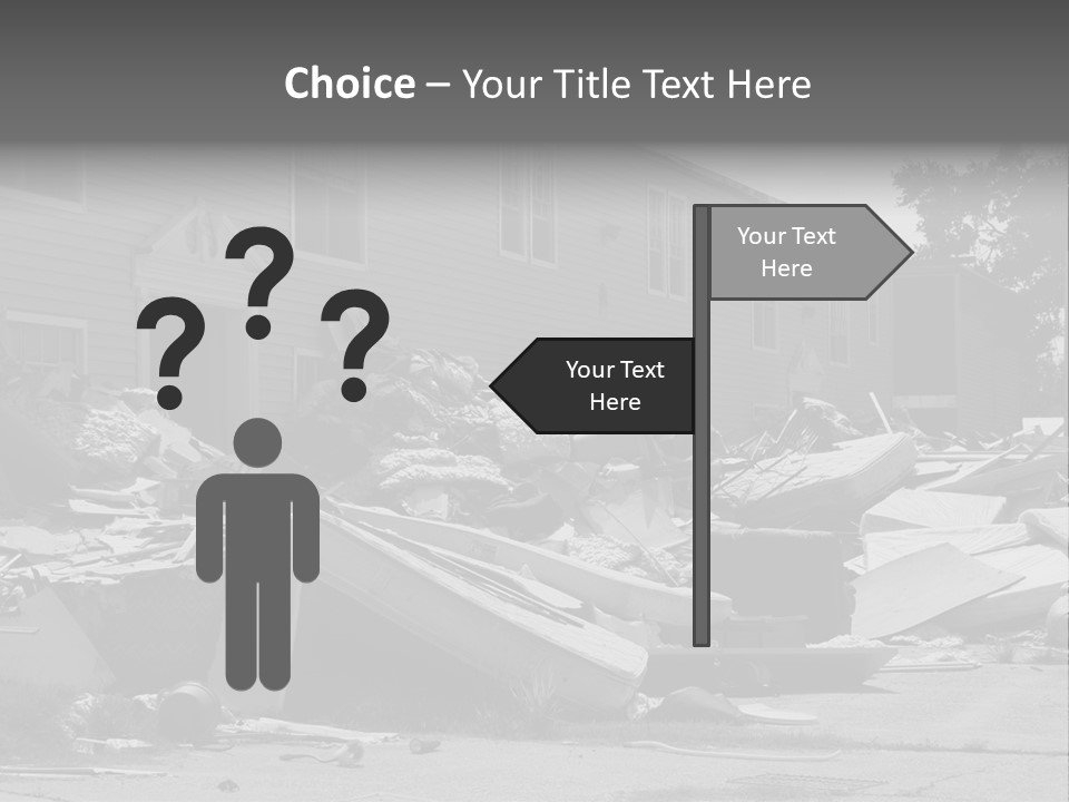 Jefferson Parish, Louisiana.third Week Of August,2006. Nearly One Year Anniversary Post Katrina. PowerPoint Template
