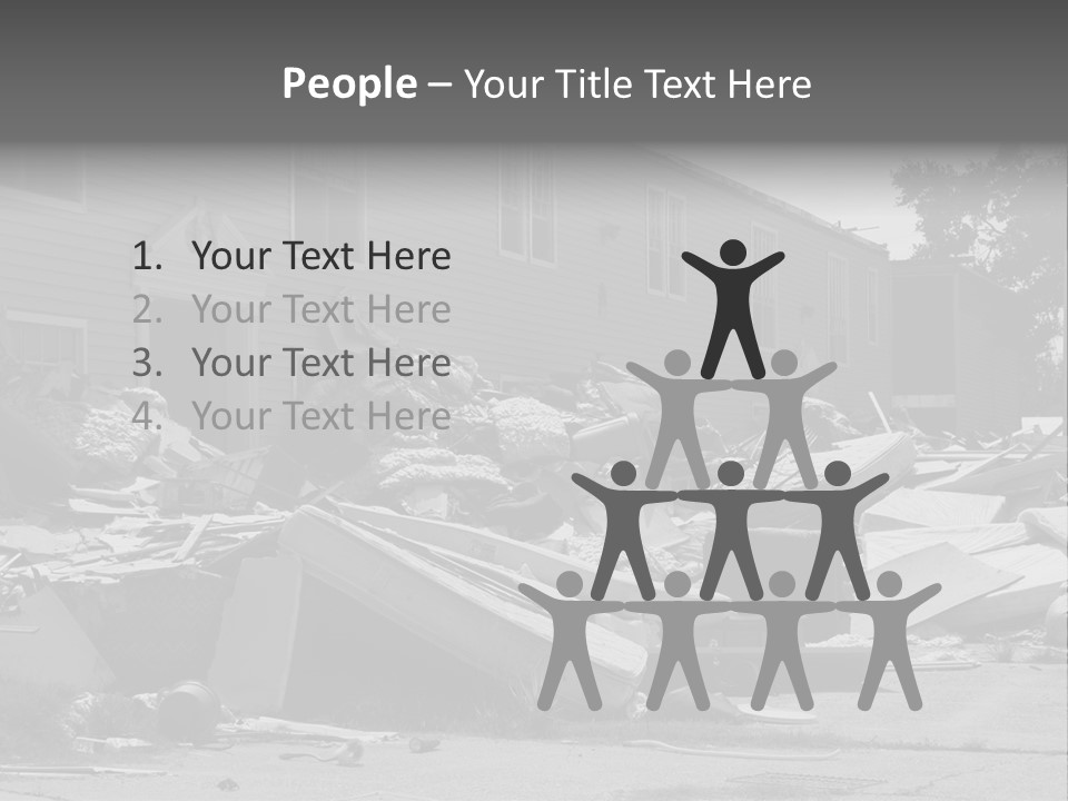 Jefferson Parish, Louisiana.third Week Of August,2006. Nearly One Year Anniversary Post Katrina. PowerPoint Template