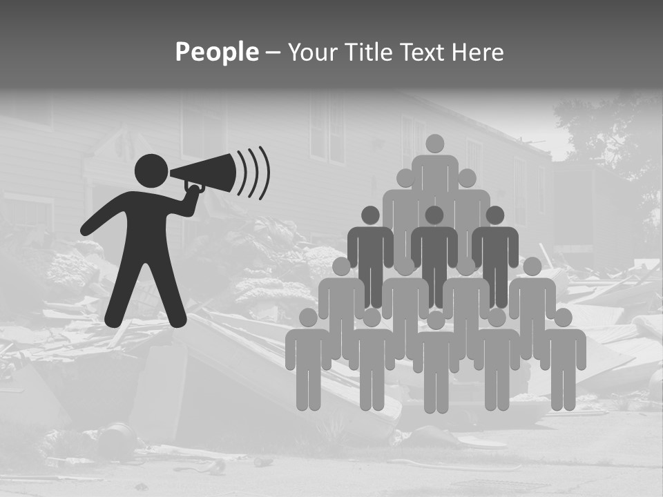 Jefferson Parish, Louisiana.third Week Of August,2006. Nearly One Year Anniversary Post Katrina. PowerPoint Template