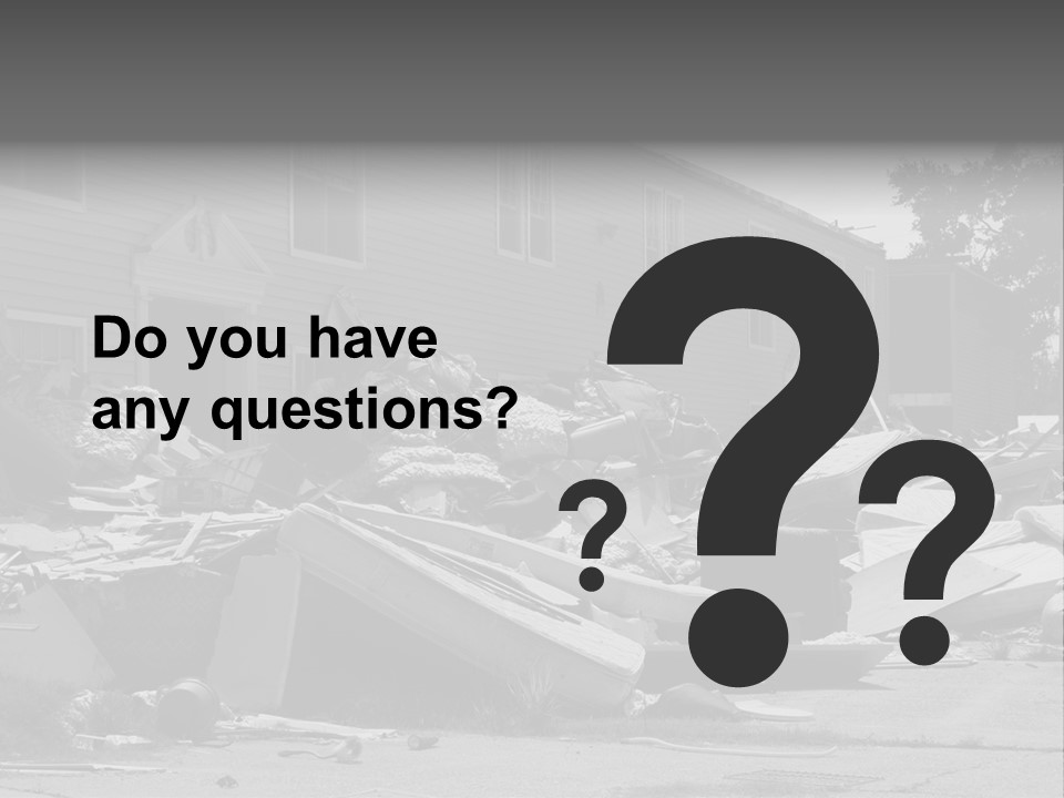 Jefferson Parish, Louisiana.third Week Of August,2006. Nearly One Year Anniversary Post Katrina. PowerPoint Template