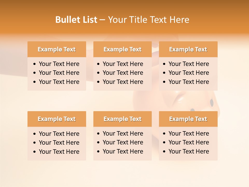 Hand Putting Coin Into Piggy Bank. PowerPoint Template