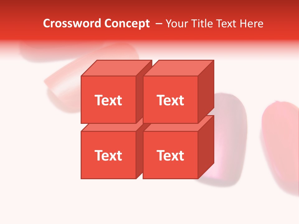 Three Different Shades Of Nail Polish On A White Background PowerPoint Template