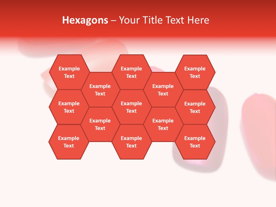 Three Different Shades Of Nail Polish On A White Background PowerPoint Template